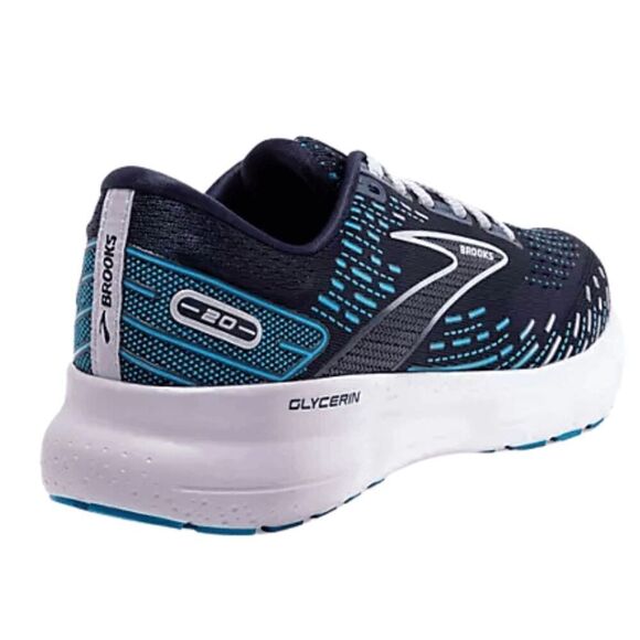 Brooks Women's Glycerin GTS 20 Running‎ Shoes Navy Blue Size 12 - Picture 7 of 13